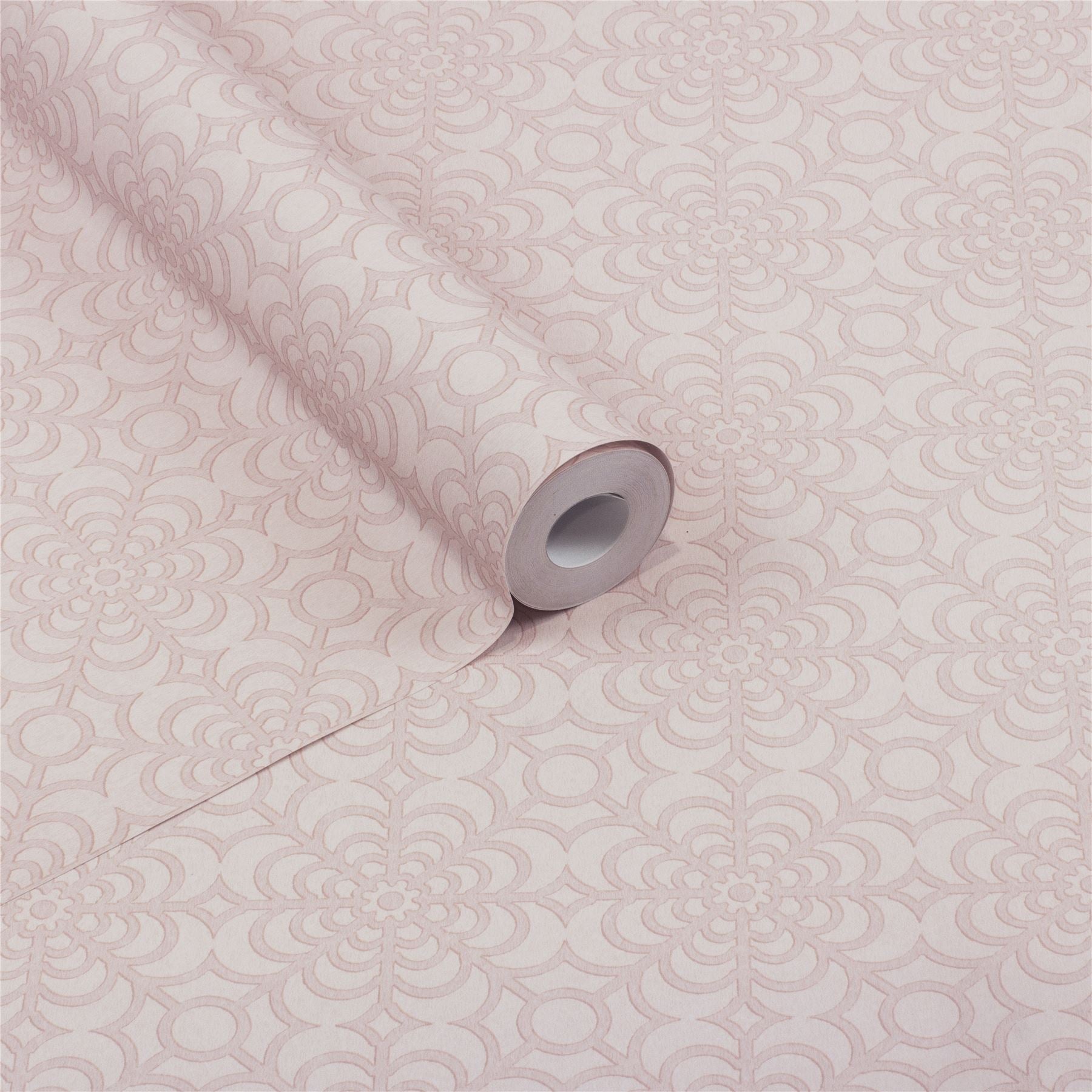 RHS Dandy Floral Blush Wallpaper