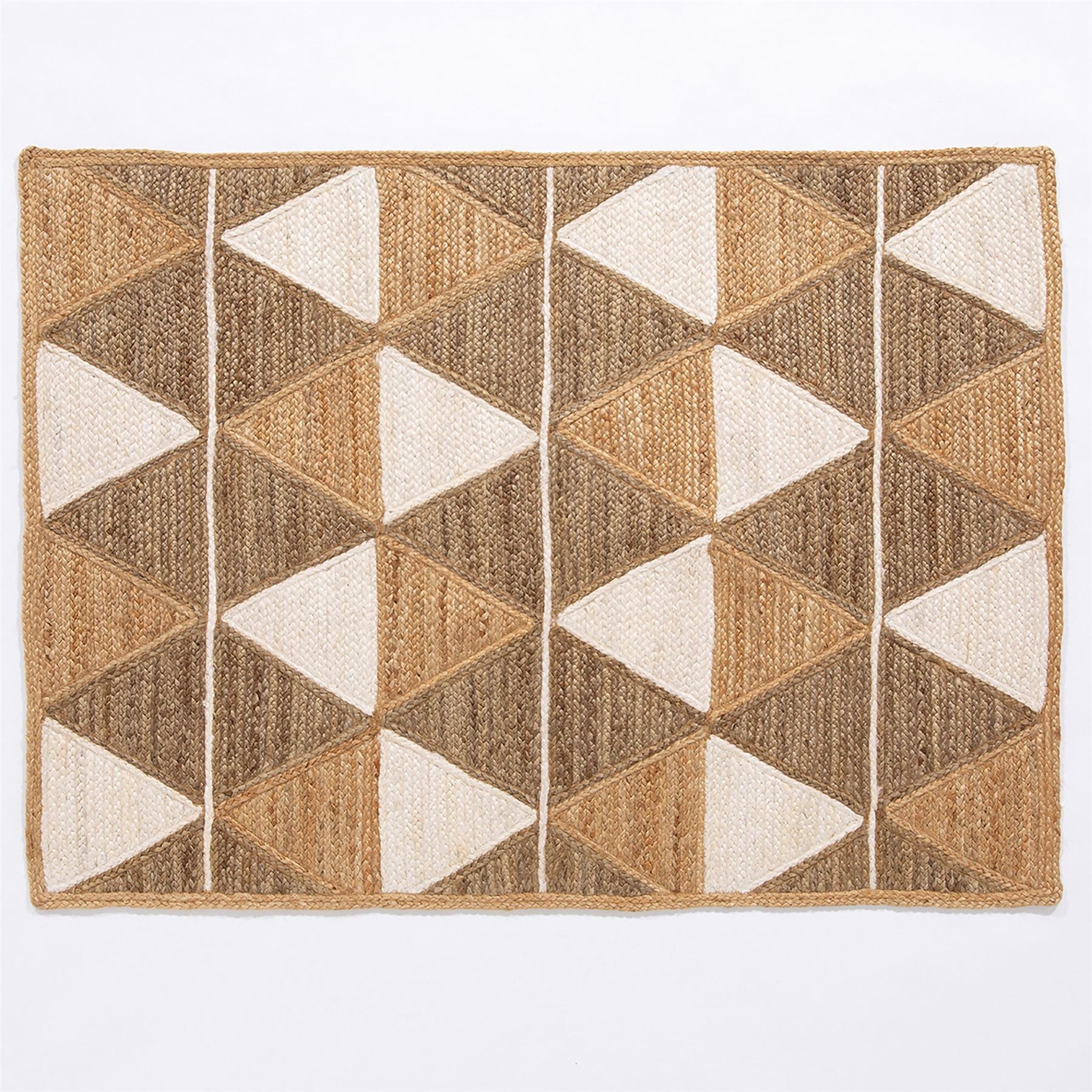 Prestbury Geo Handbraided Natural Rug