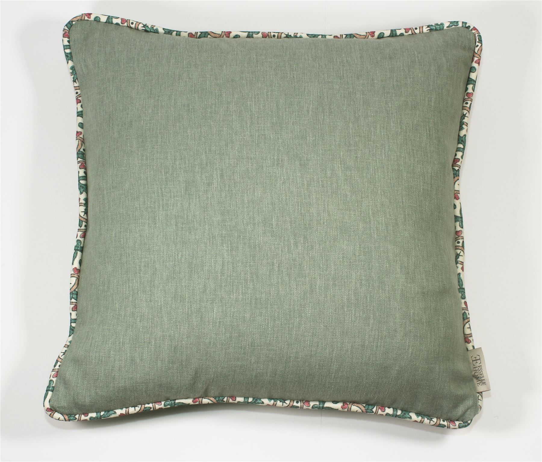 Eden Plain/Veda Mineral Green Cushion