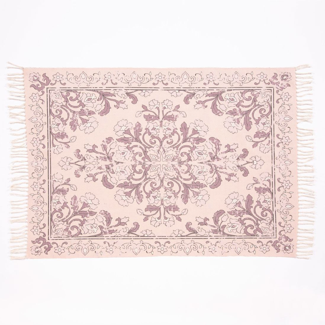 Kew Antique Mauve Rug with Tassel