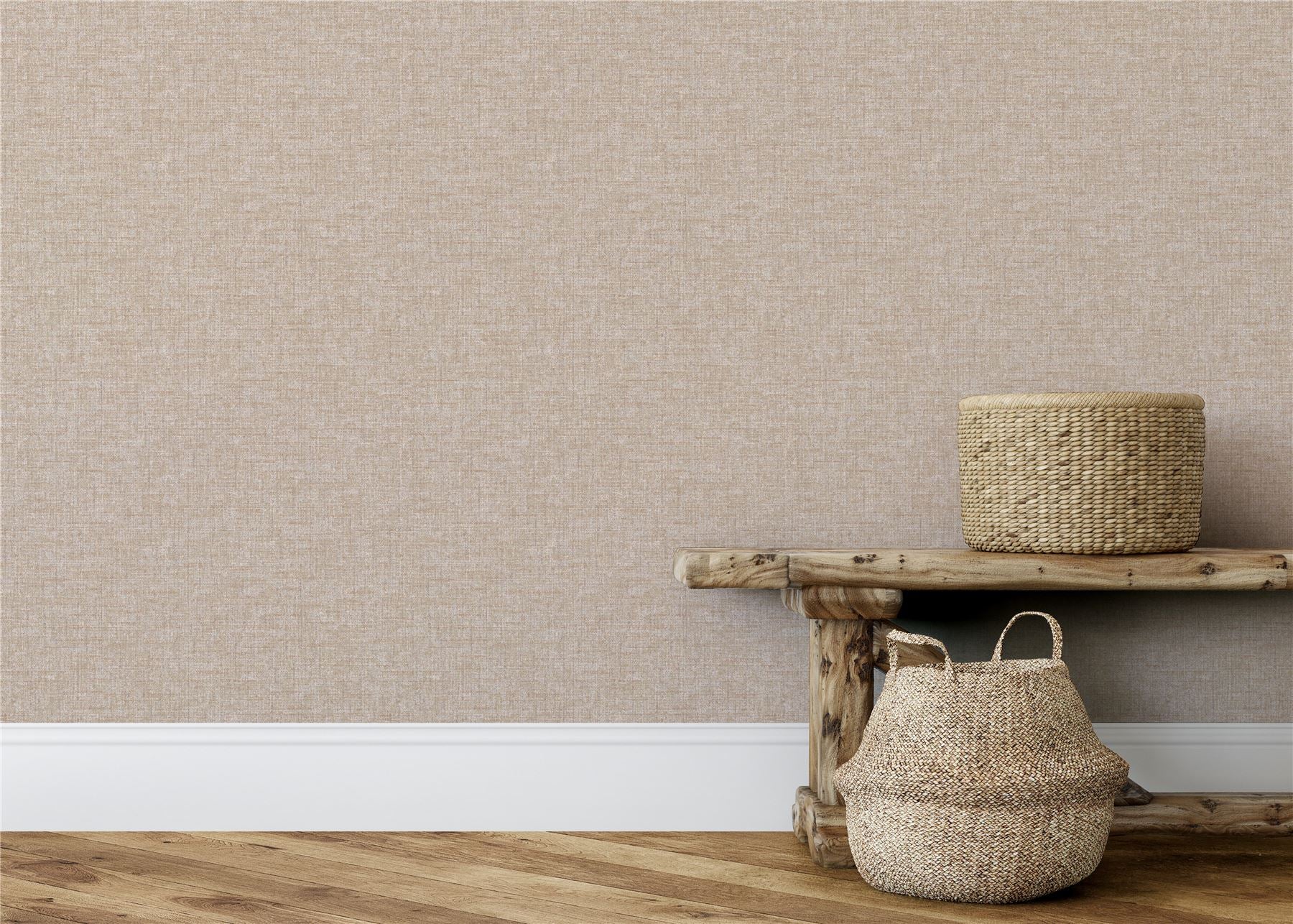 Artisan Weave Warm Natural Wallpaper