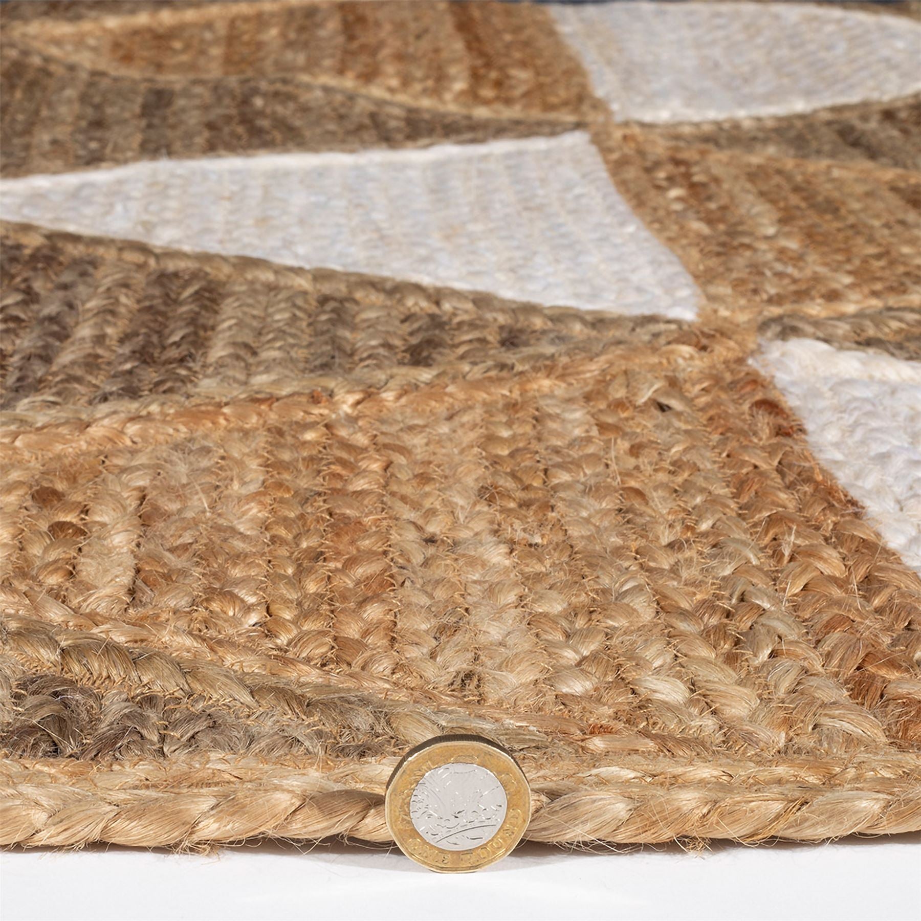 Prestbury Geo Handbraided Natural Rug